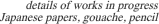 details of works in progress